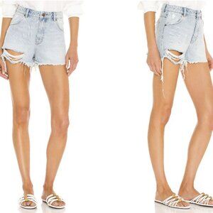 Rolla’s Dusters cut-off denim shorts